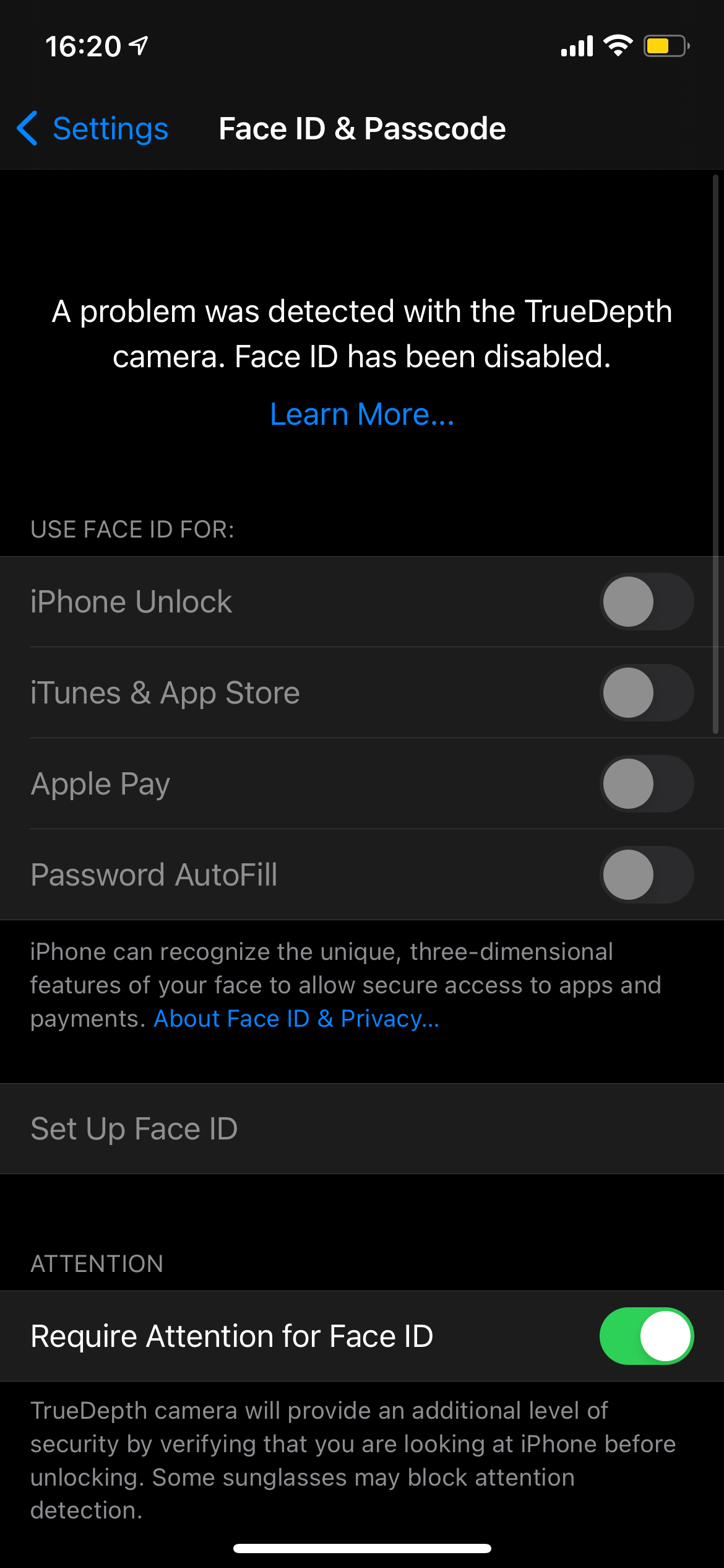 face id didnt work Apple Community