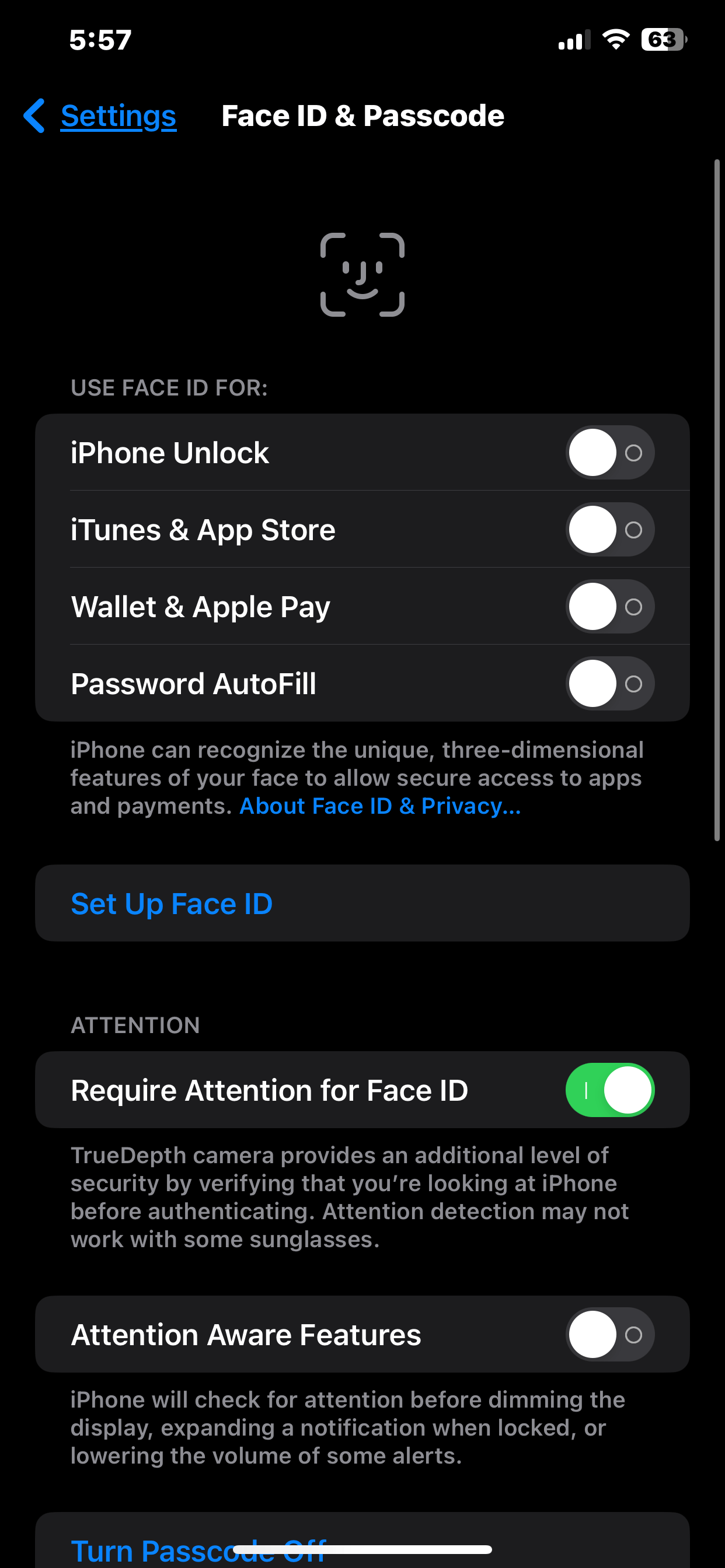 My face id is not available Apple Community