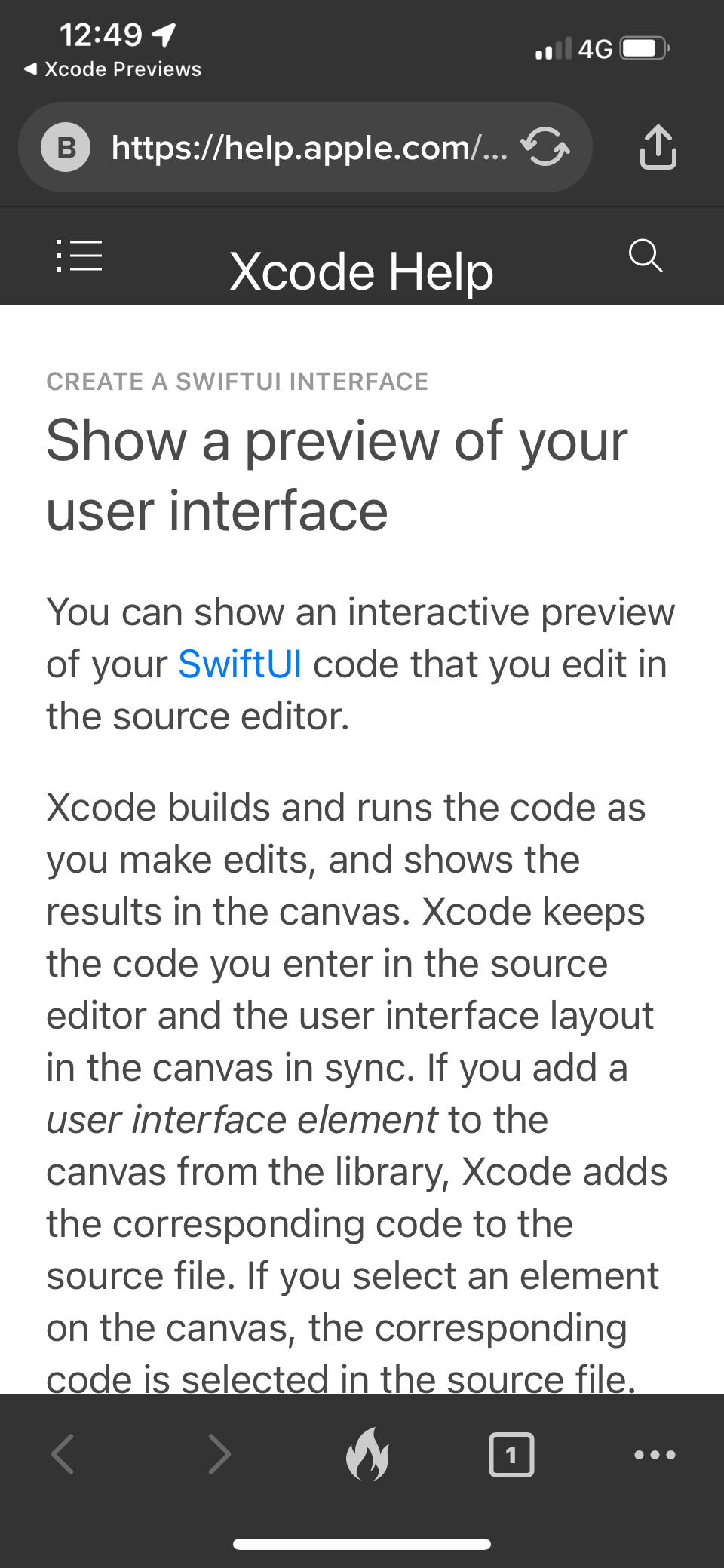 Xcode previews ??? Apple Community