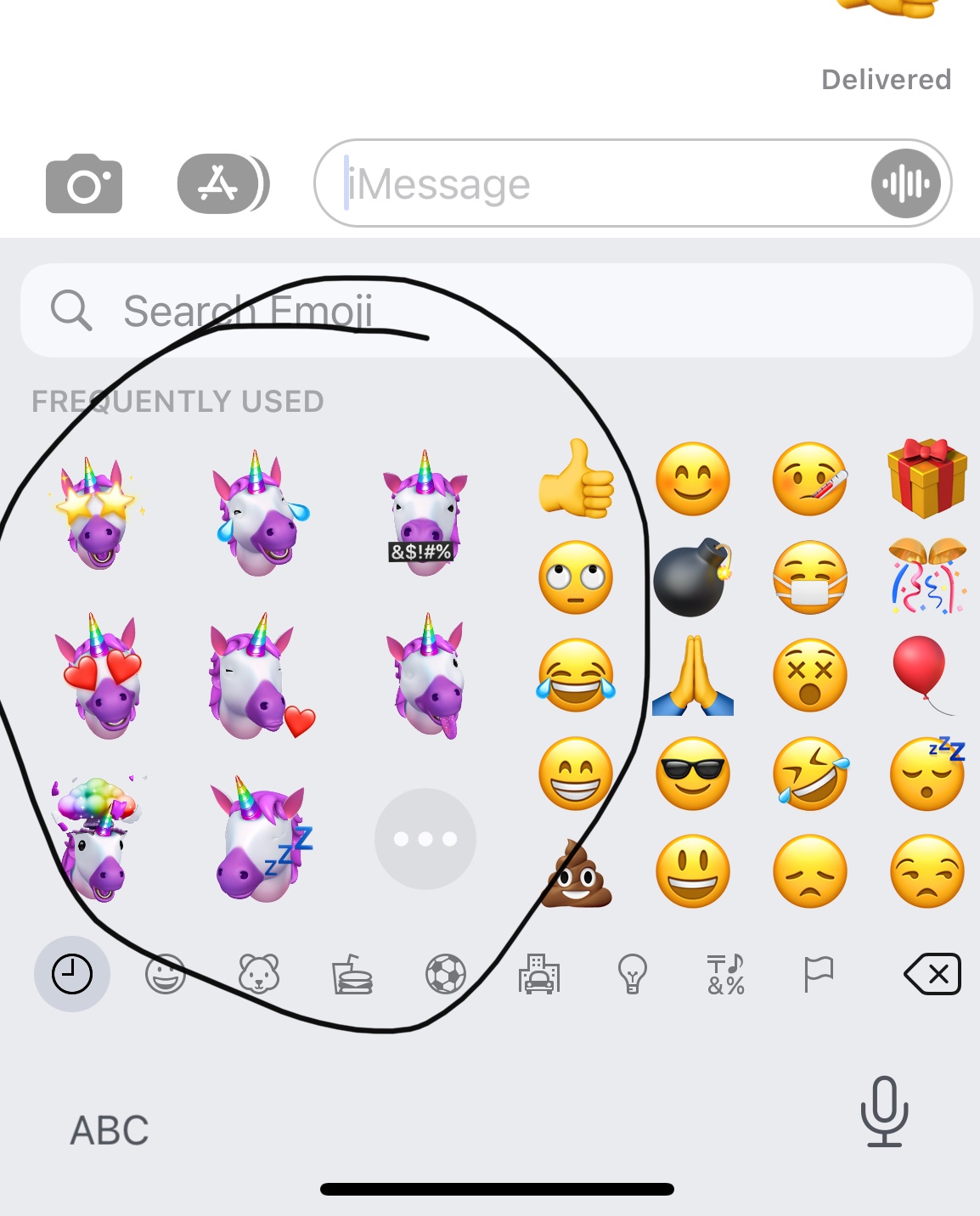 How to get rid of unicorn emojis Apple Community