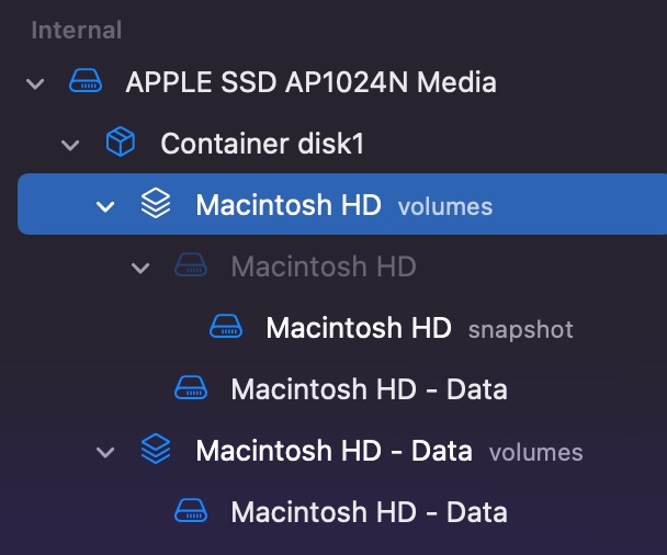 Two macintosh hddata volumes safe to d… Apple Community