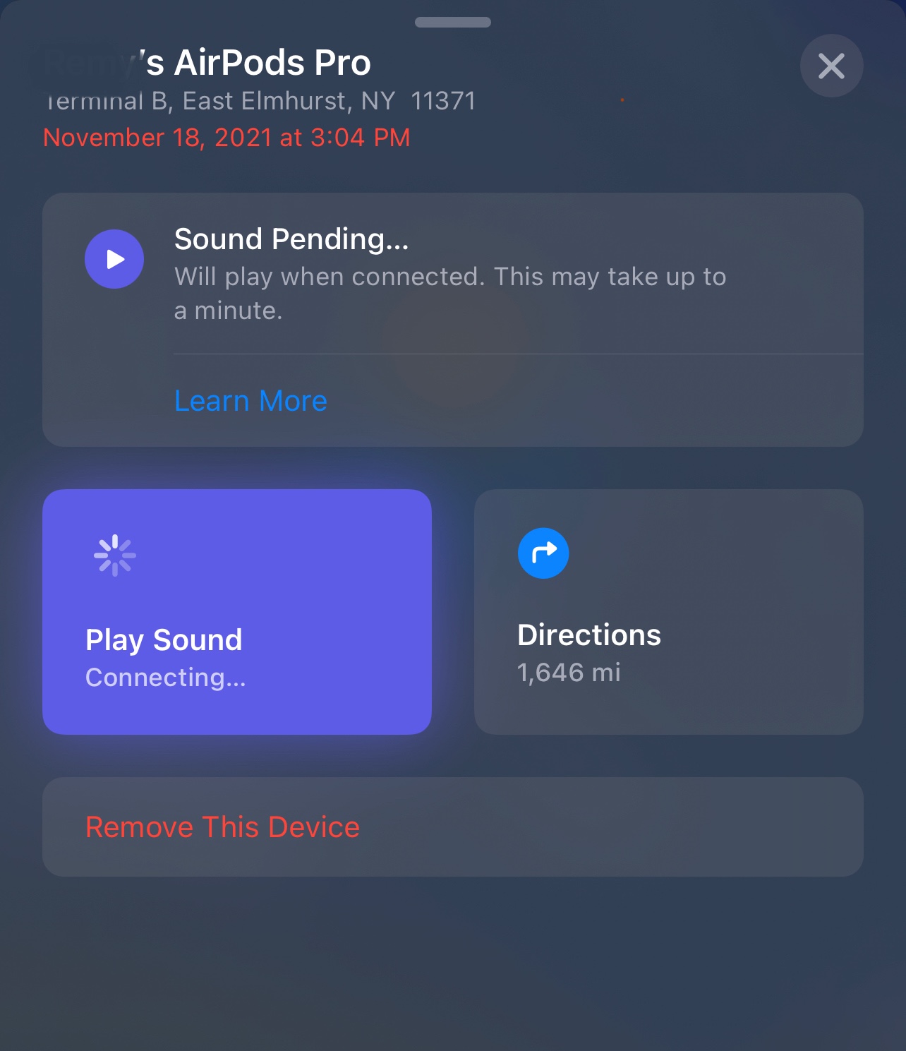 Notify when left behind option not showin… - Apple Community
