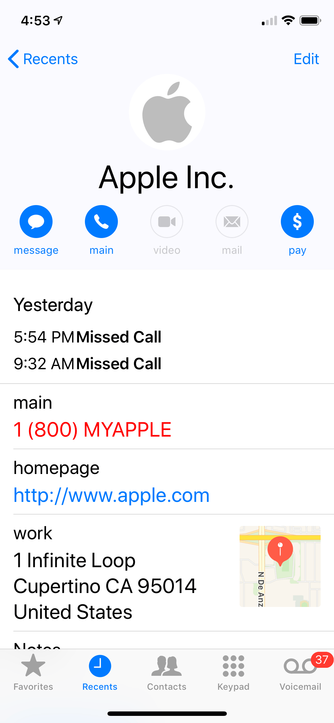 Phone calls from Apple inc Apple Community