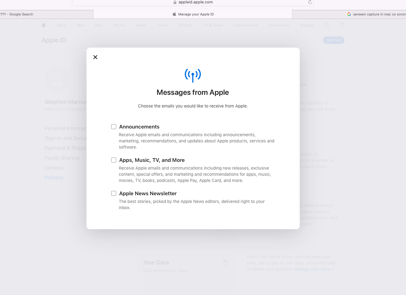 How can I opt out of Apple emails? Apple Community