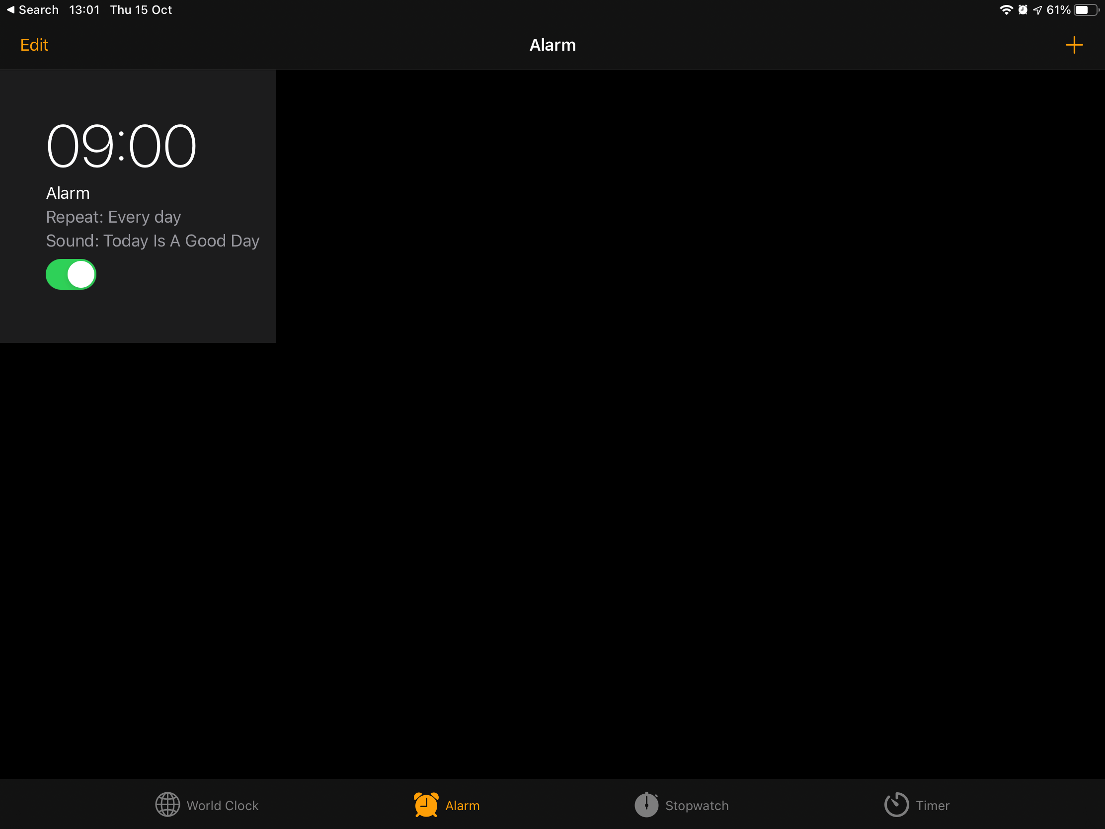 Wake up alarm gone AWOL Apple Community