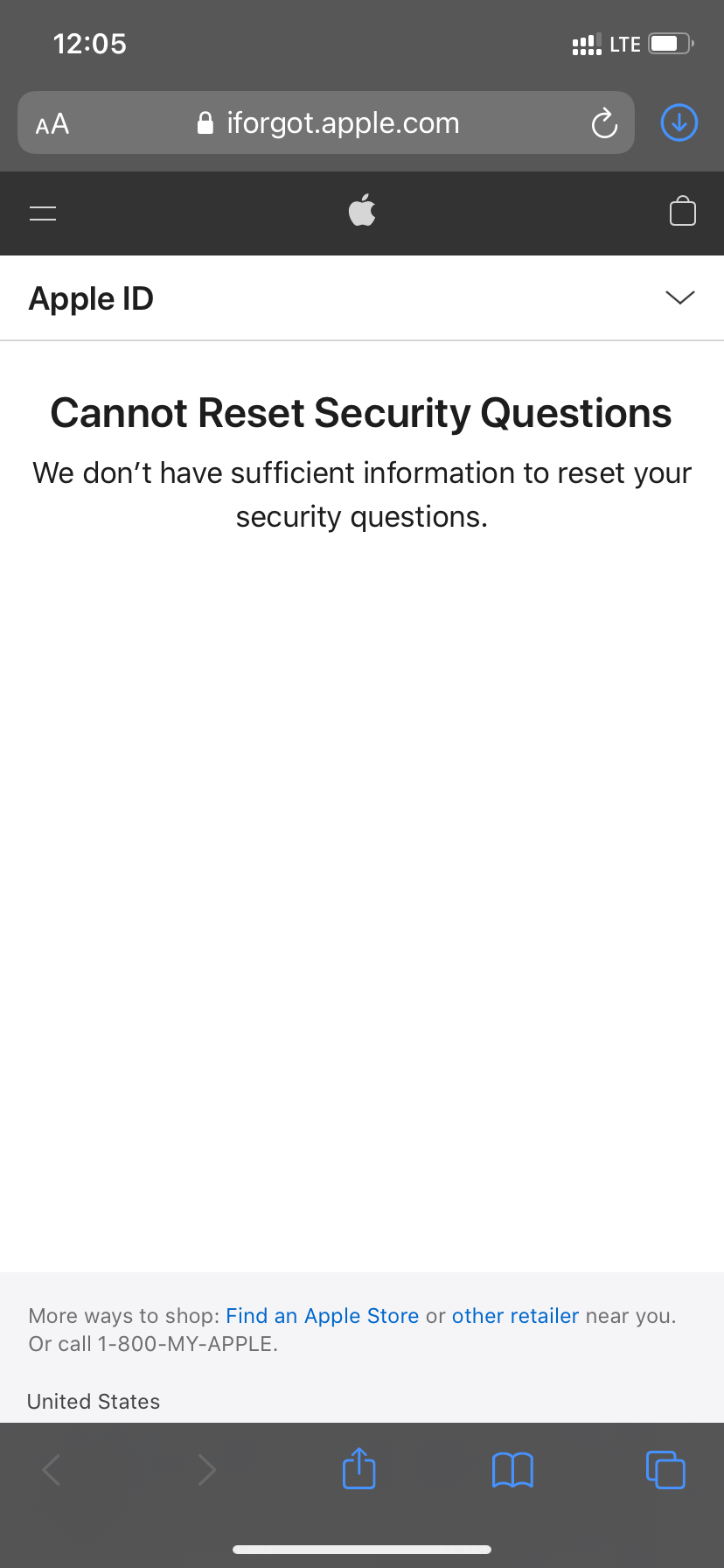 I cant change my security question Apple Community