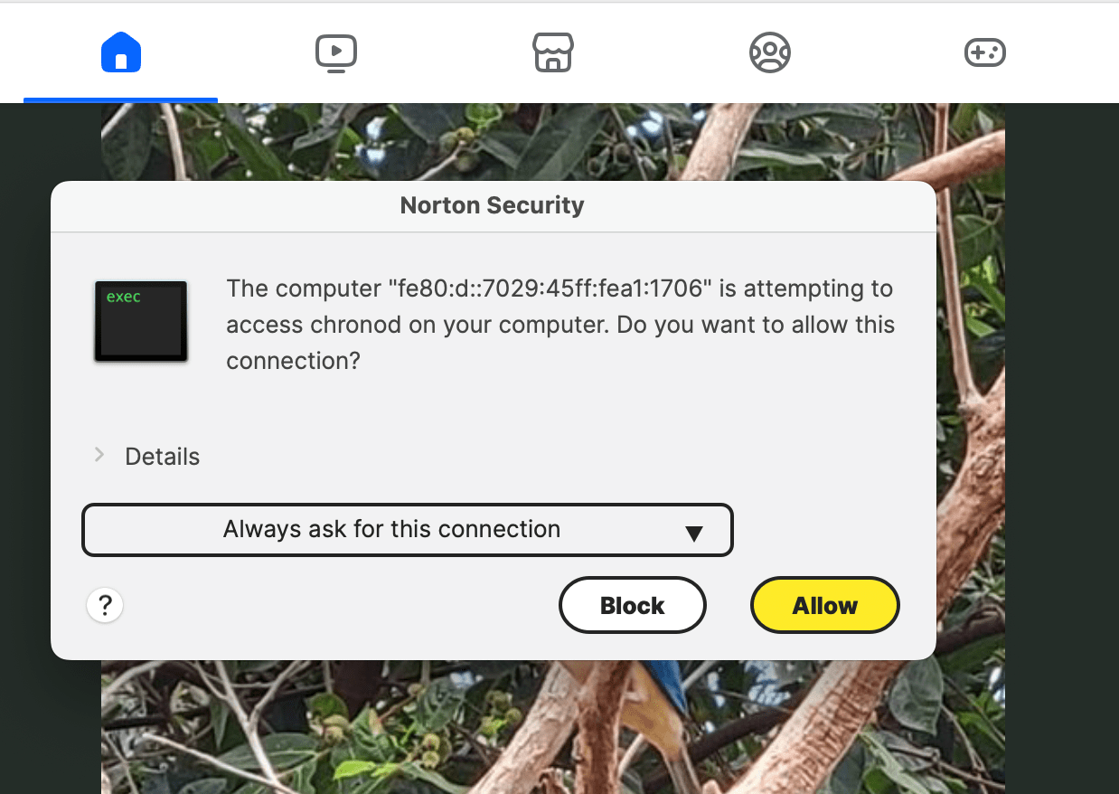Norton Security Warning Apple Community
