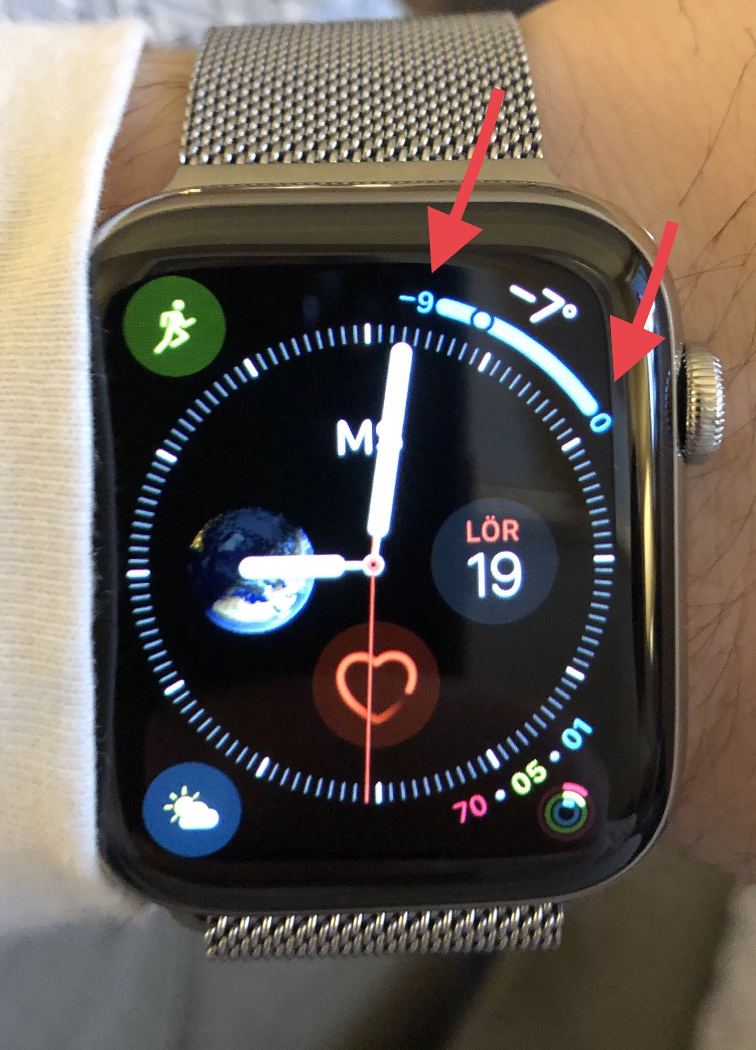 Temperature on infograph Apple Watch 4 Apple Community