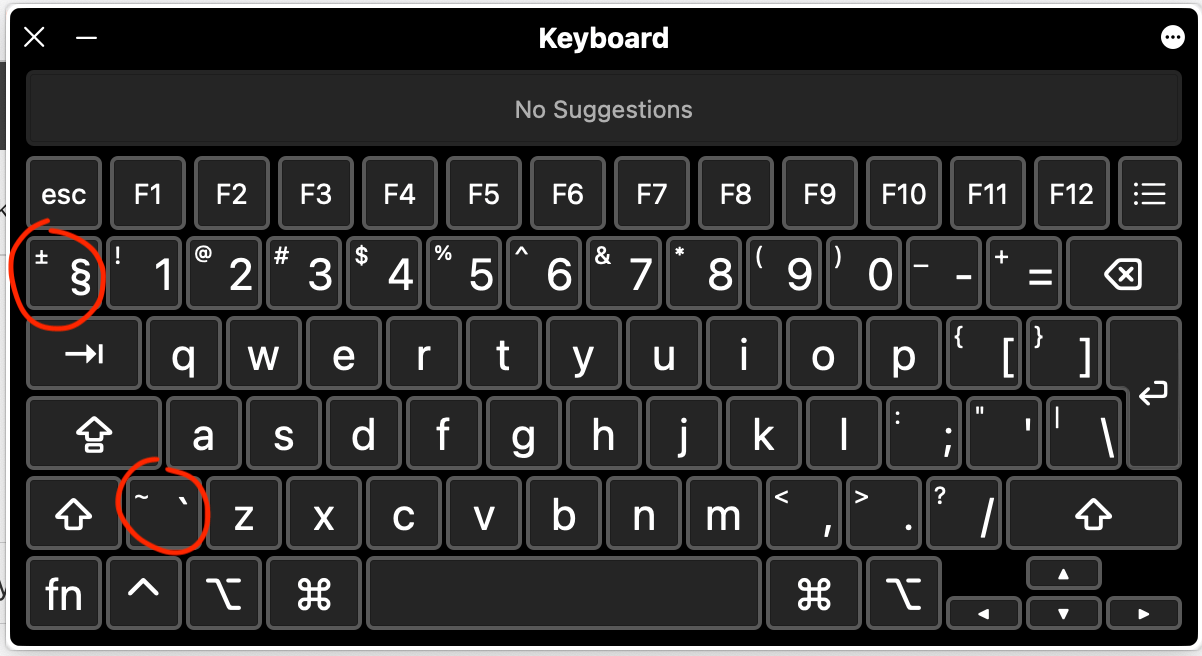 Cannot type ` (apostrophe) with any of my… Apple Community