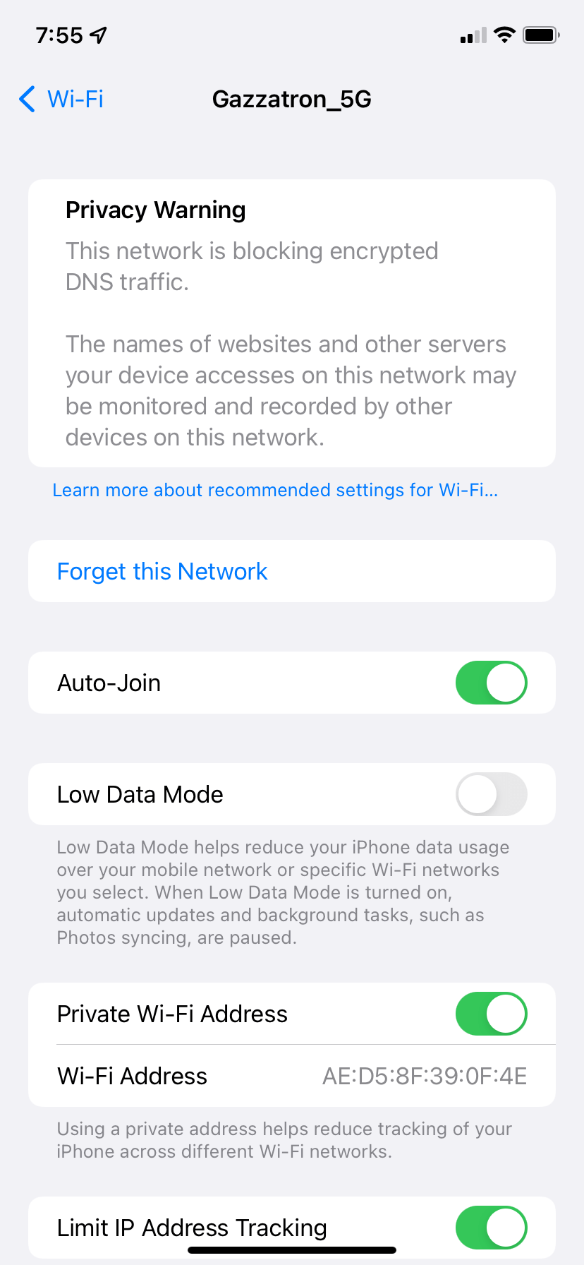 Privacy Warning Apple Community