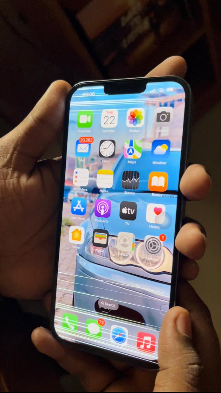 Iphone 13 pro max screen white problem Apple Community