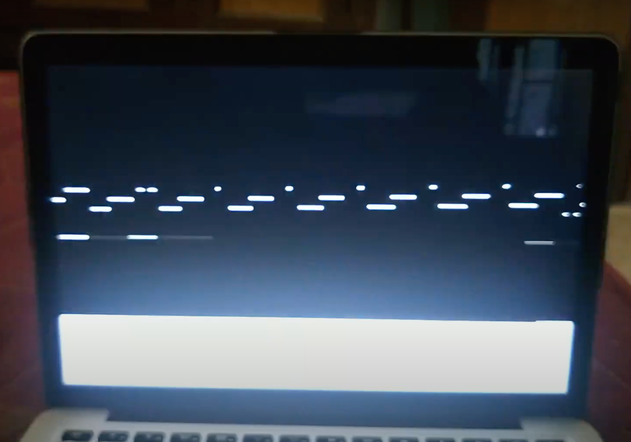 macbook pro glitch on boot screen Apple Community