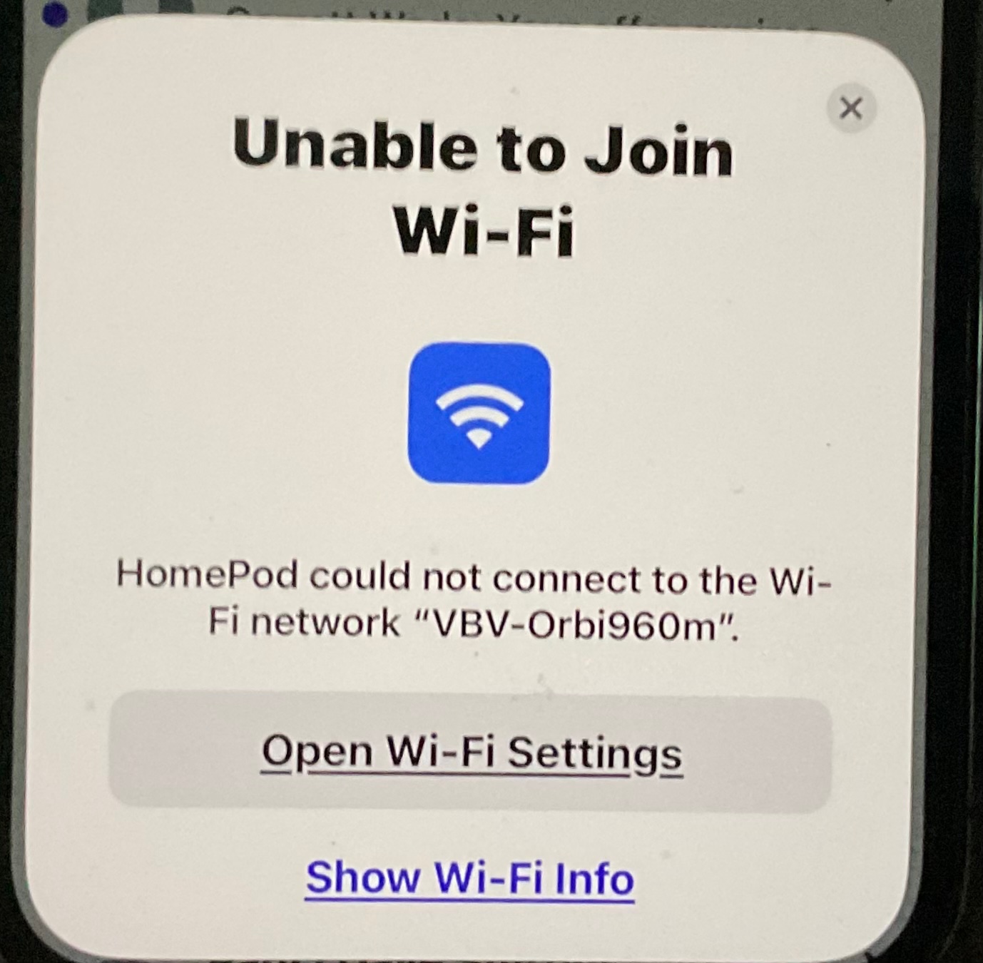 HomePod Unable to Connect to WiFi Apple Community