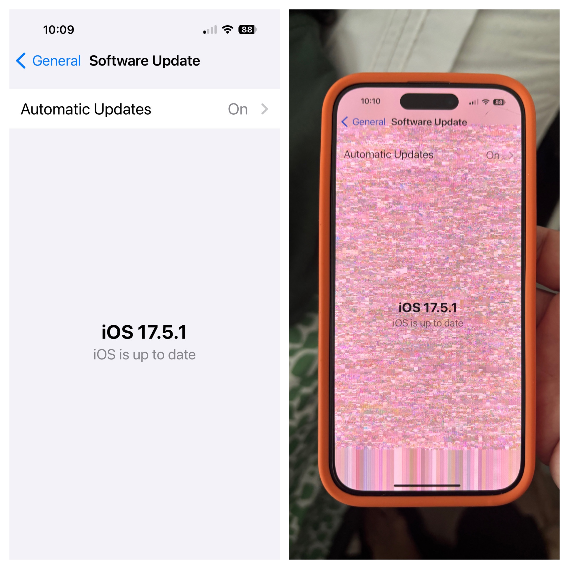 iPhone 15 pro screen lagging, flickering,… Apple Community