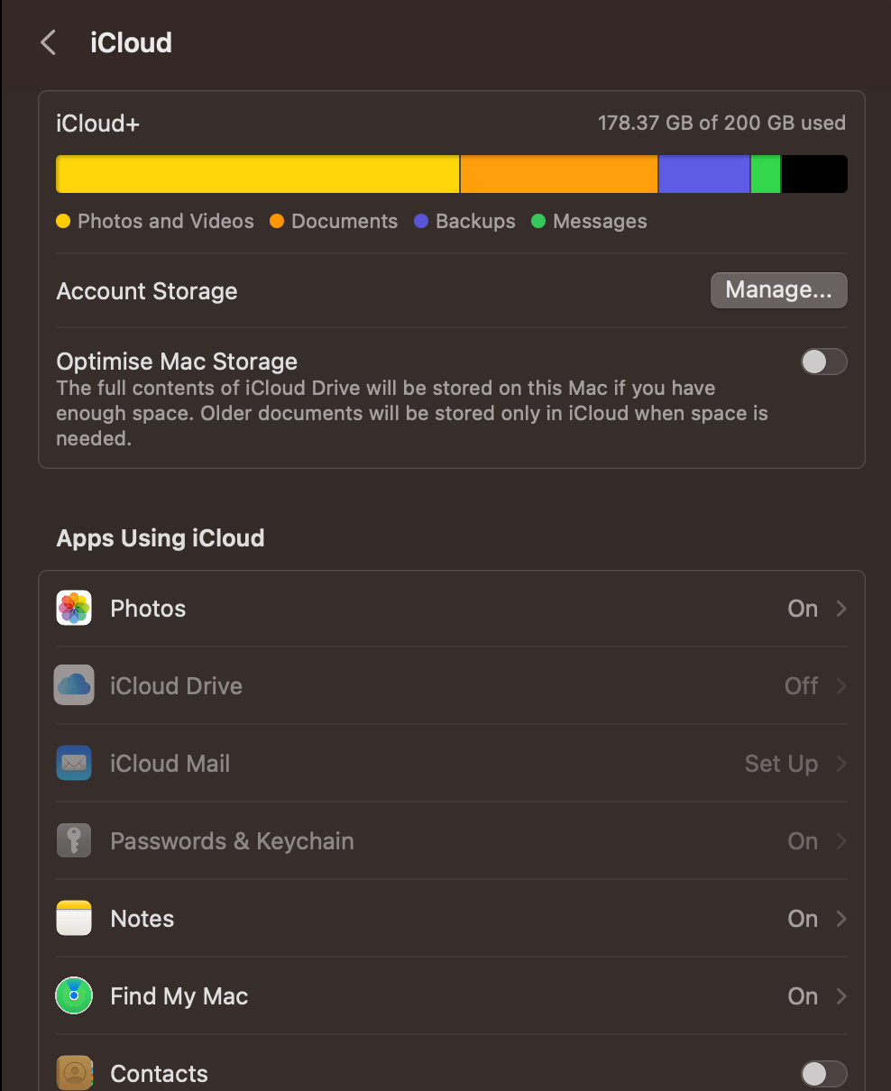 iCloud Drive greyed out/disabled on Mac Apple Community