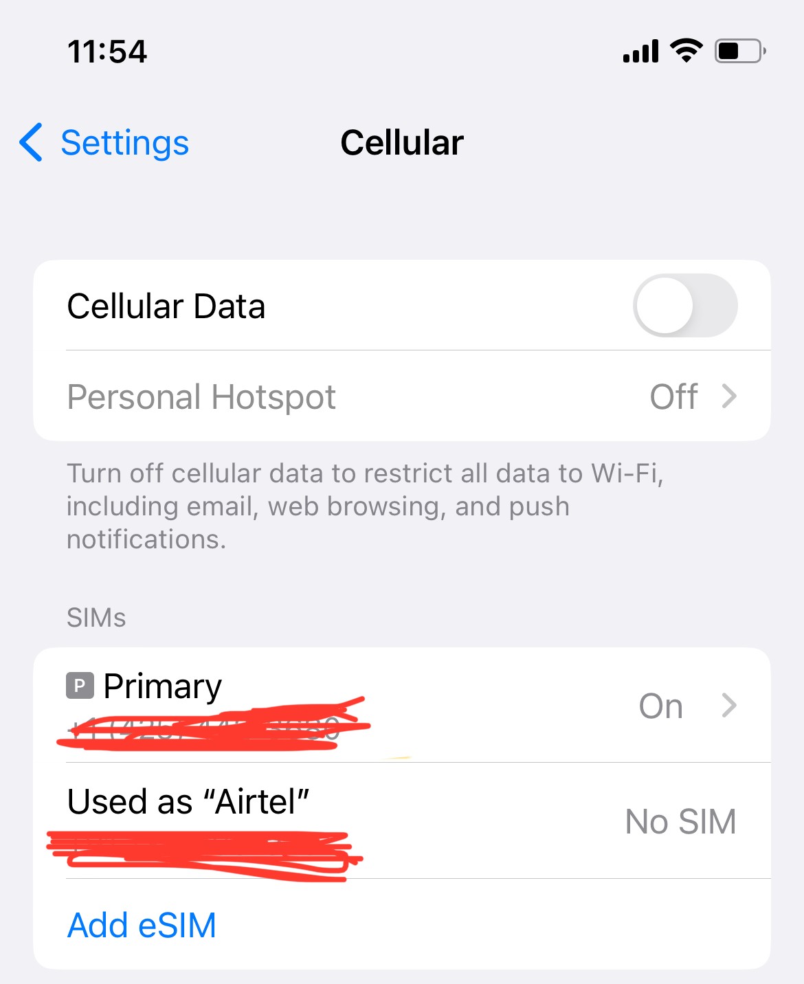Unable to activate eSIM of Airtel on IPho… - Apple Community