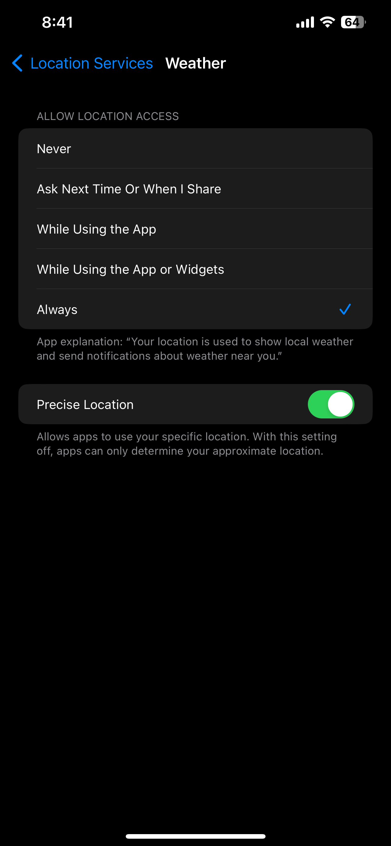 Weather widget problem Apple Community