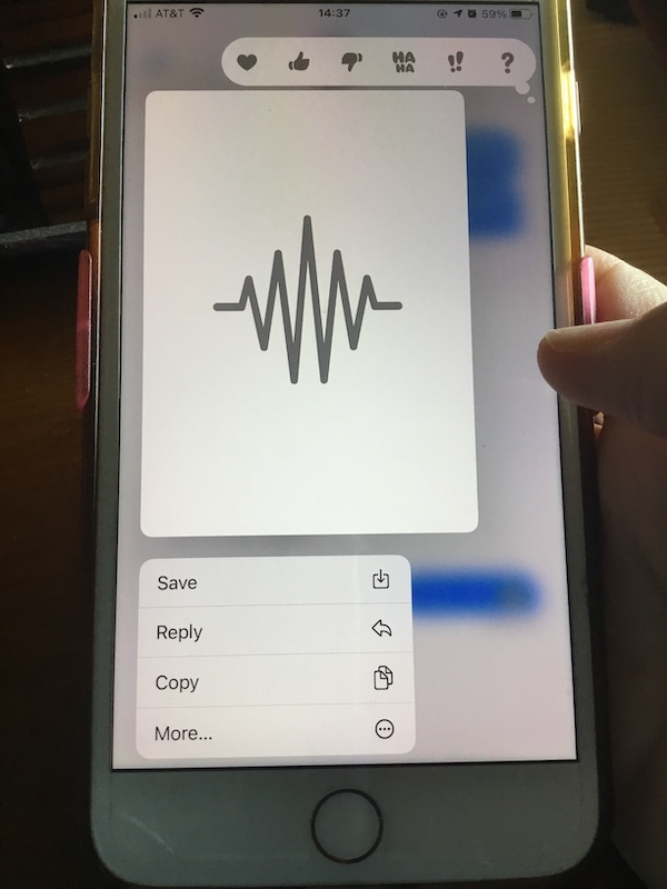 Audio files in iMessage Apple Community
