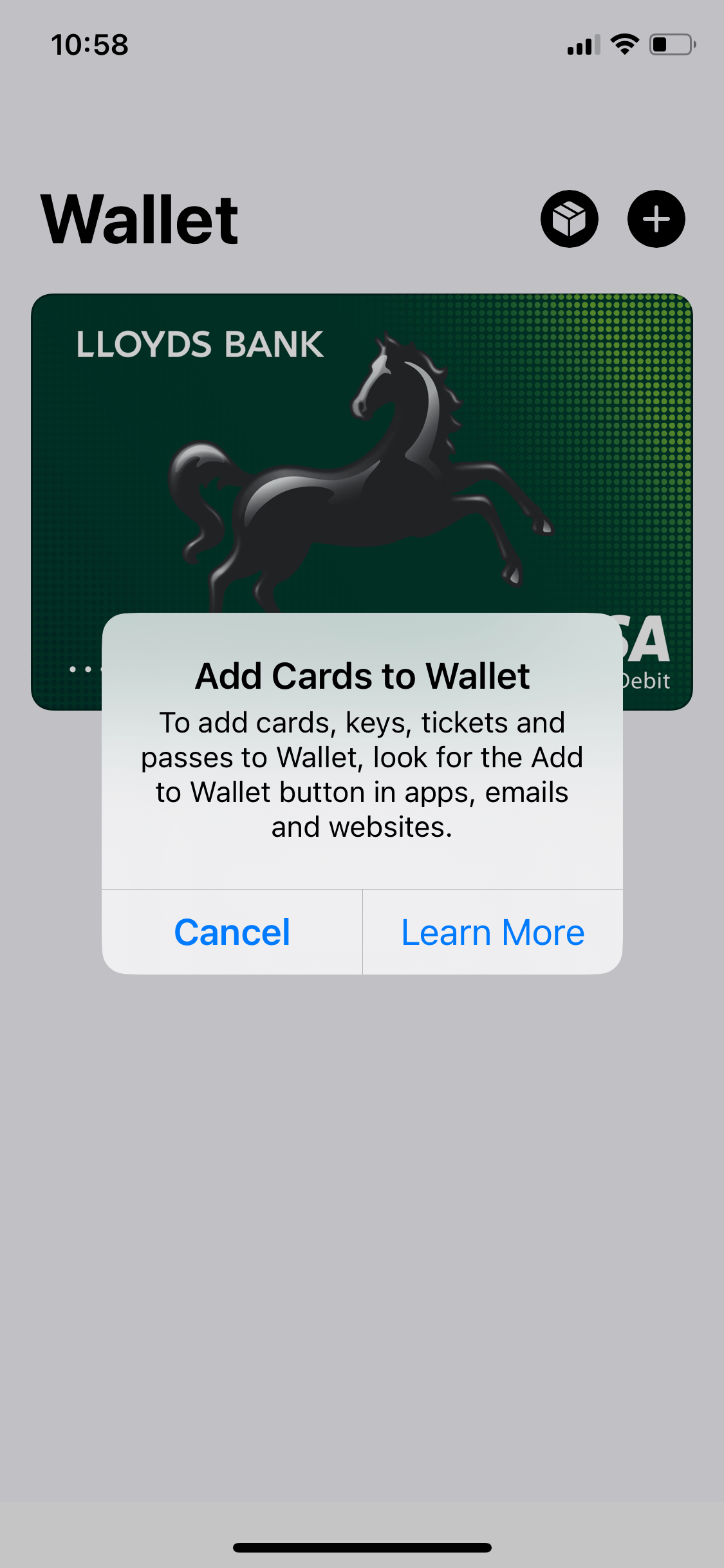 I can't able to add second debit card int… Apple Community