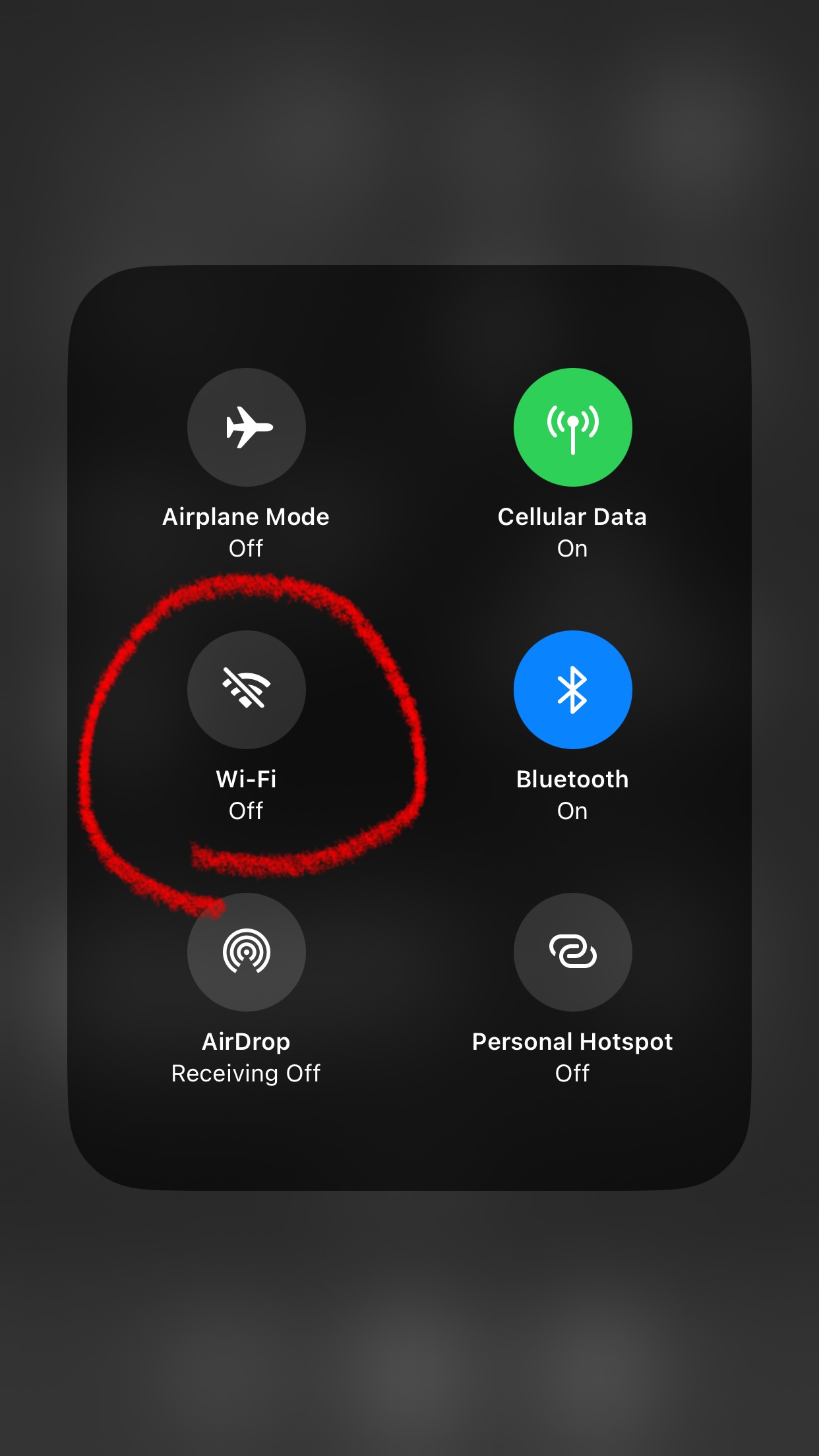 Why won't my iPhone let me turn on the wi… Apple Community