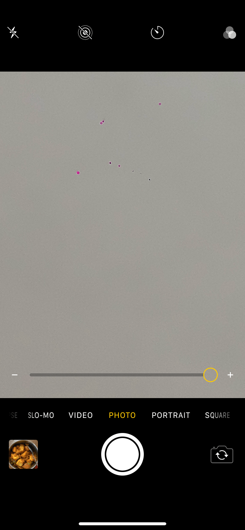 About pink spots in camera Apple Community