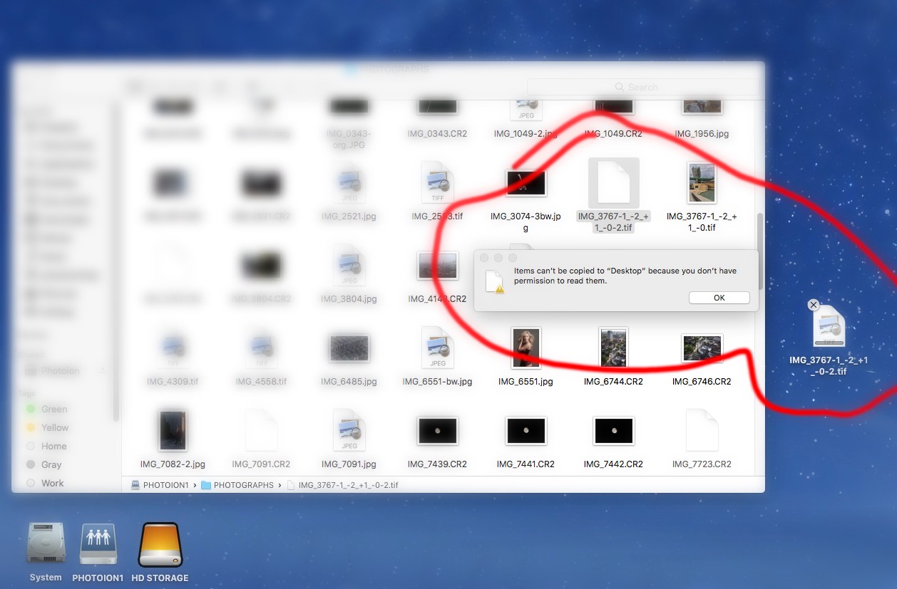How do I fix grayedout files on a NAS ex… Apple Community