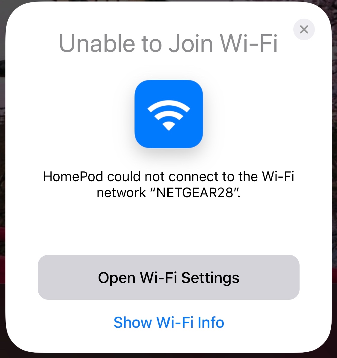 HomePod setup WiFi issues Apple Community