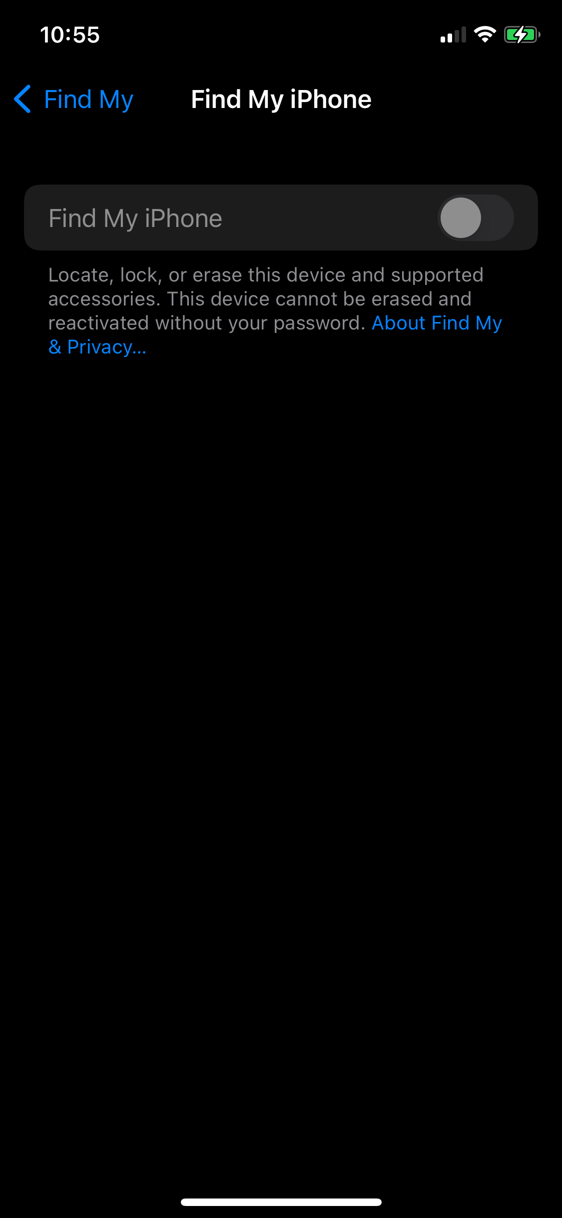 Find my iPhone won't turn on?? Apple Community