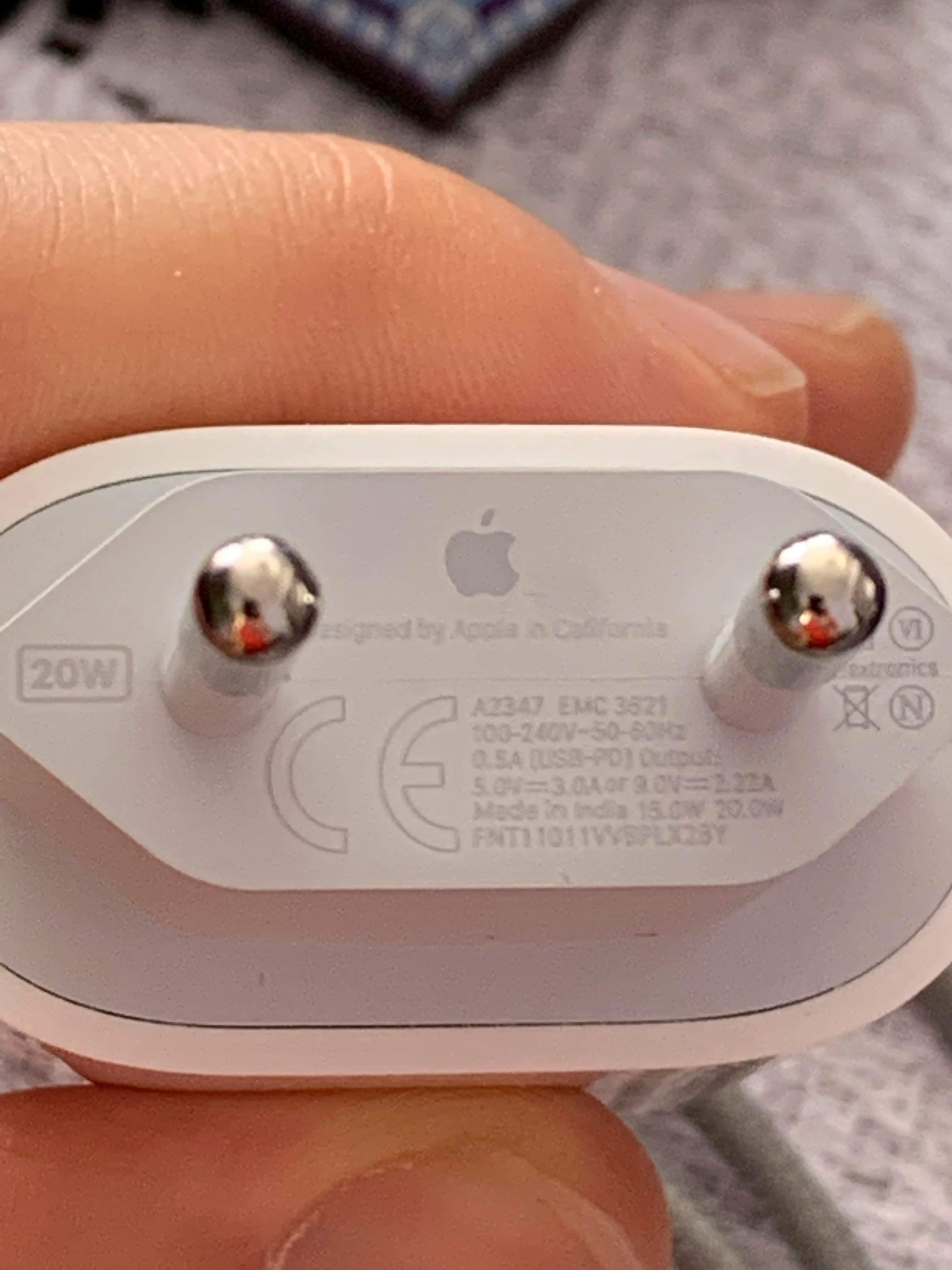 European 20W apple charger is my model or… Apple Community
