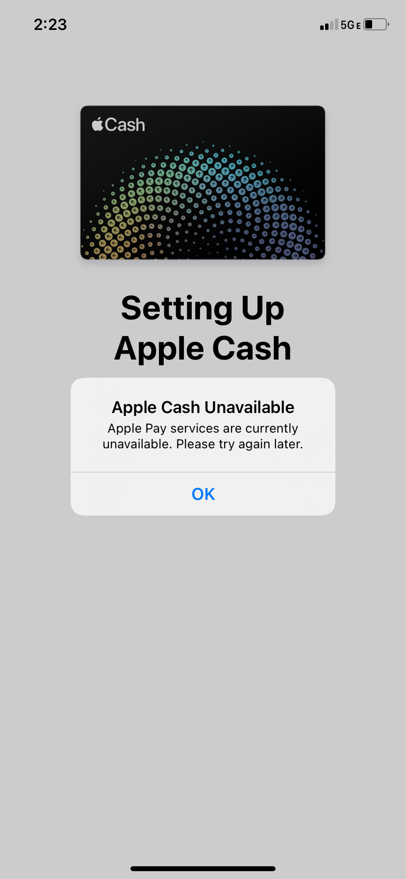 Apple Cash unavailable Apple Community