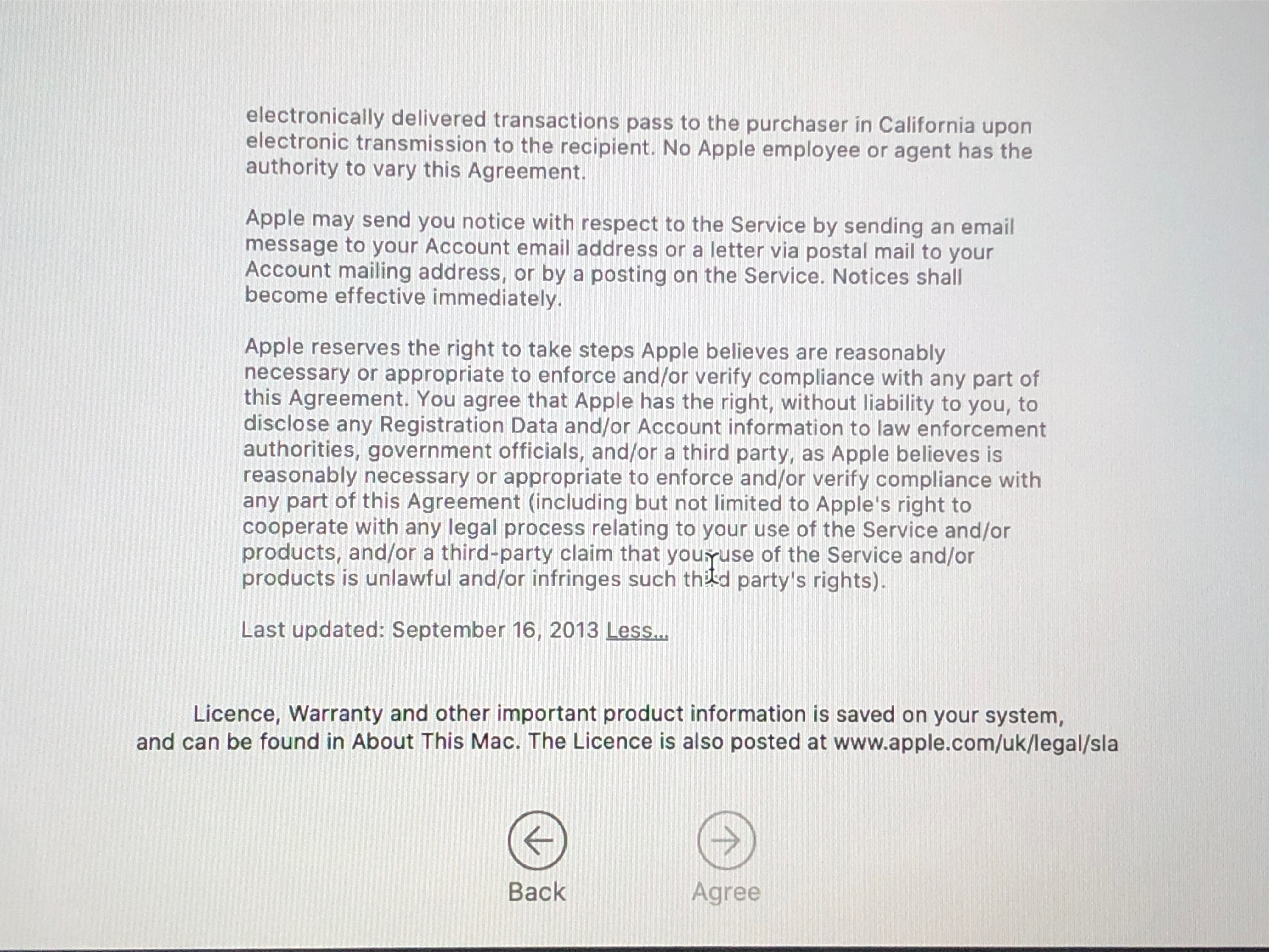 Can&rsquo;t select terms and conditions - Apple Community