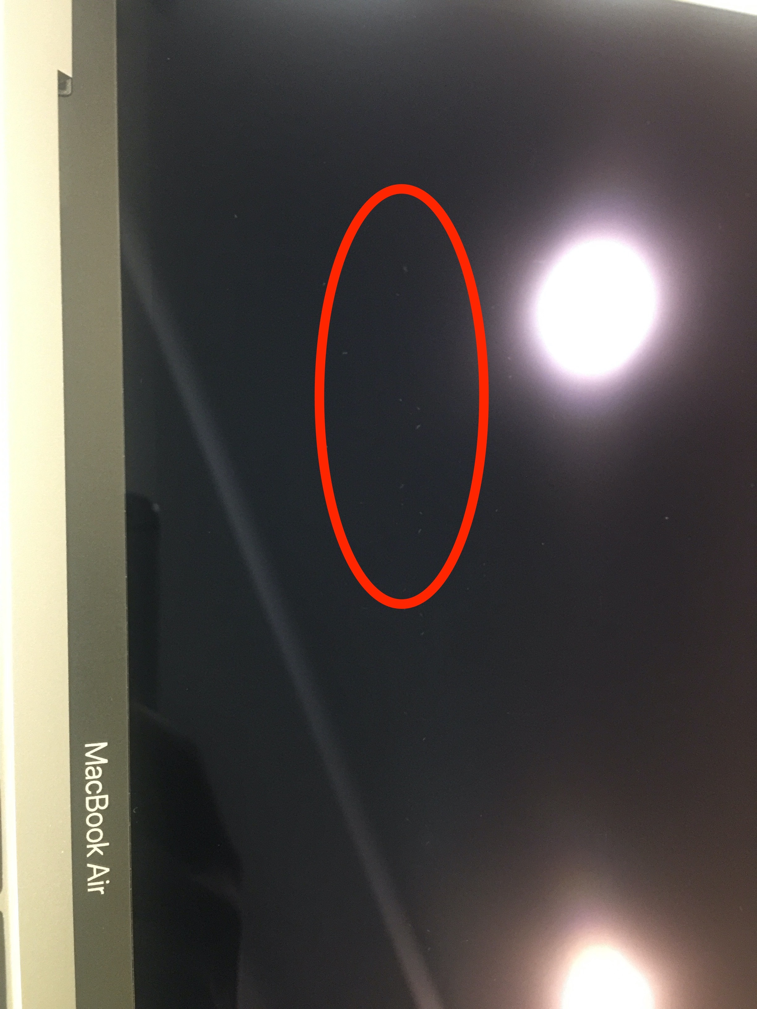 Tiny spots on screen Apple Community