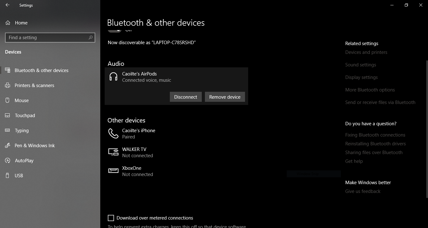 connect airpod to lenovo laptop