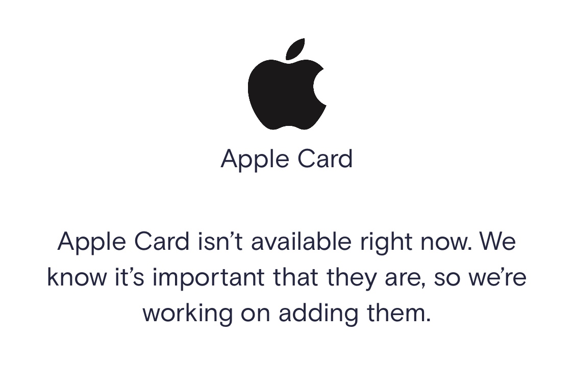 Why can’t I add my Apple Card and Savings… Apple Community