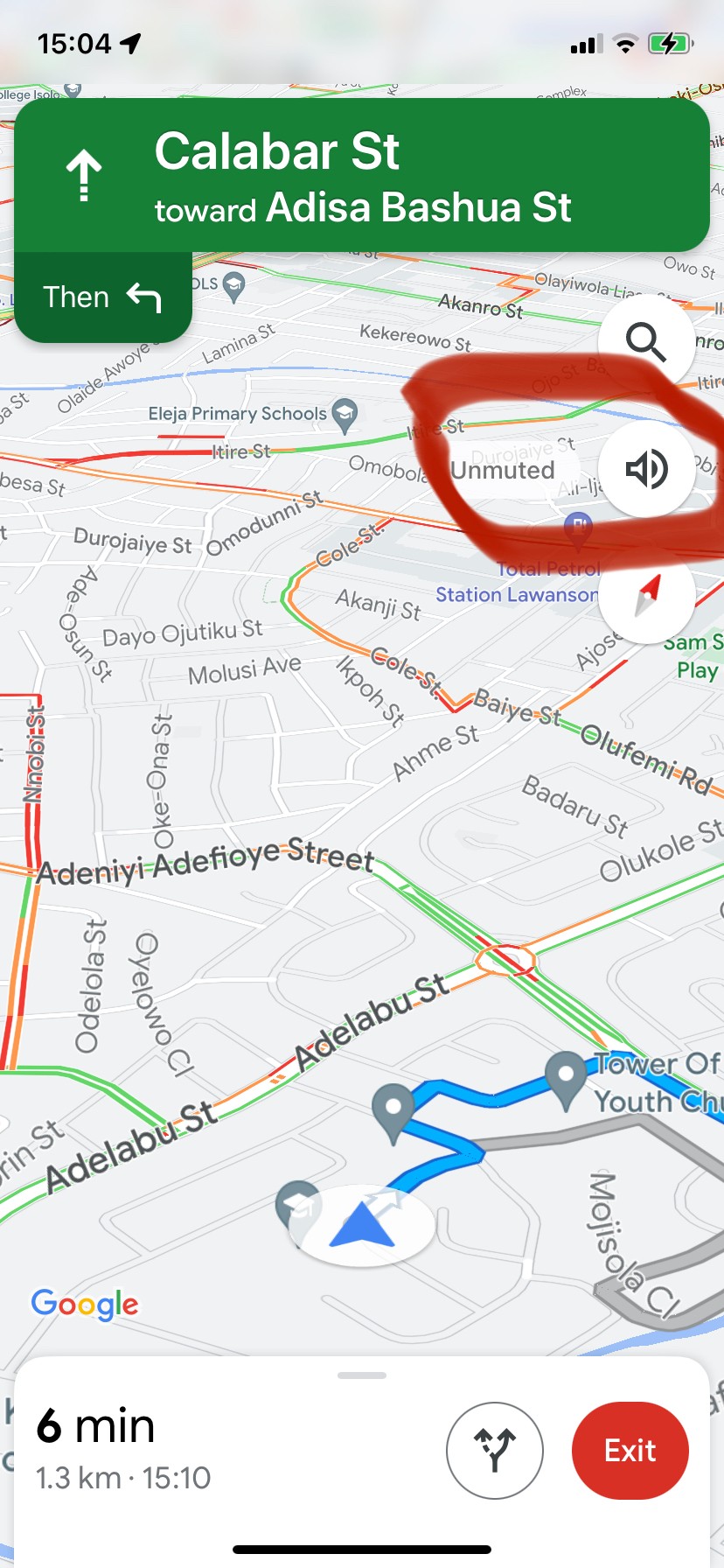How do I get sound on google maps. Apple Community