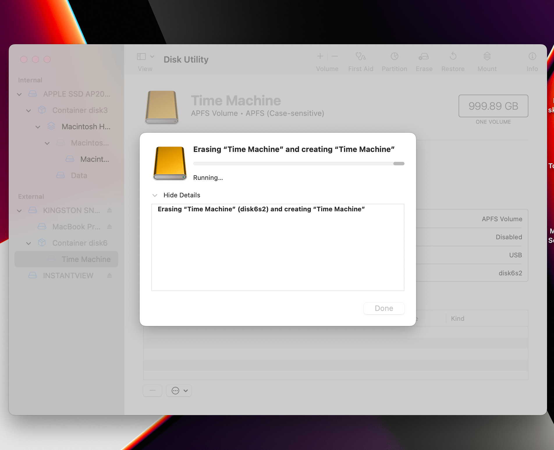 apple time machine keeps destroying my ex… Apple Community