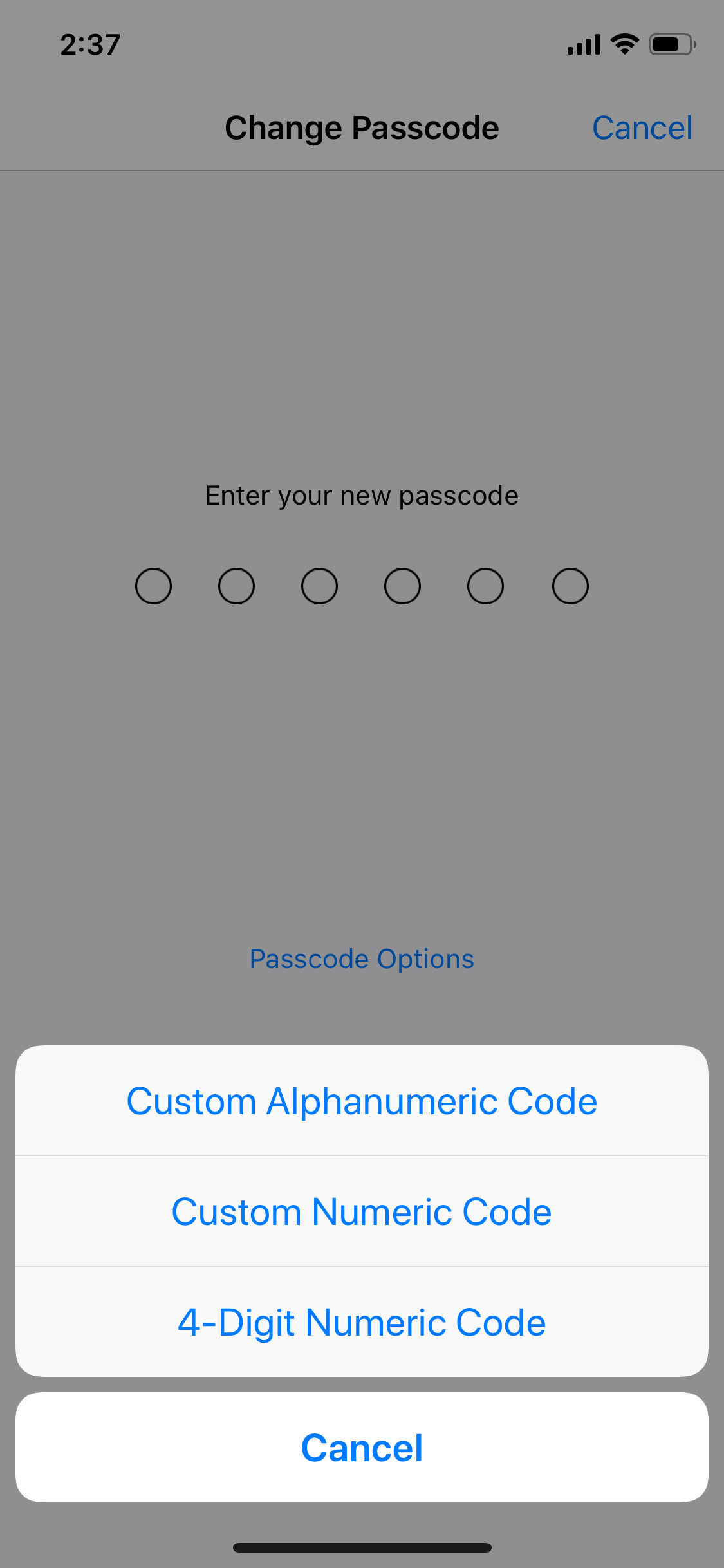 How do I go back to my 4 digit passcode? Apple Community