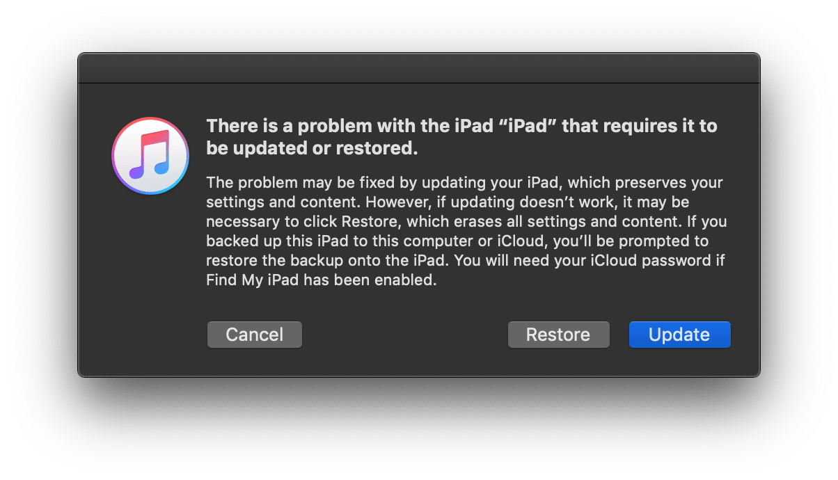 ipad Air 2 update to iOS 13 problem Apple Community