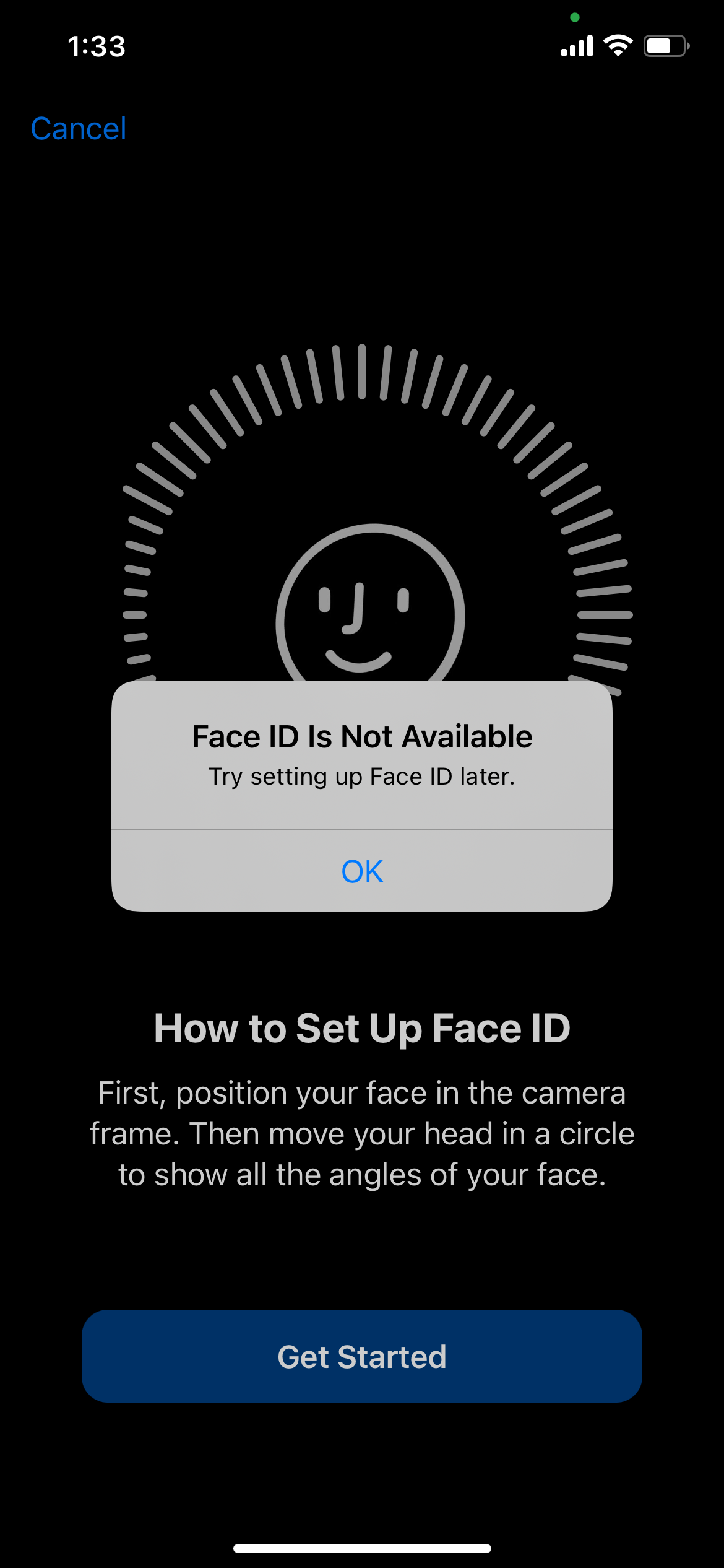 Why not working my mobile Face ID Apple Community