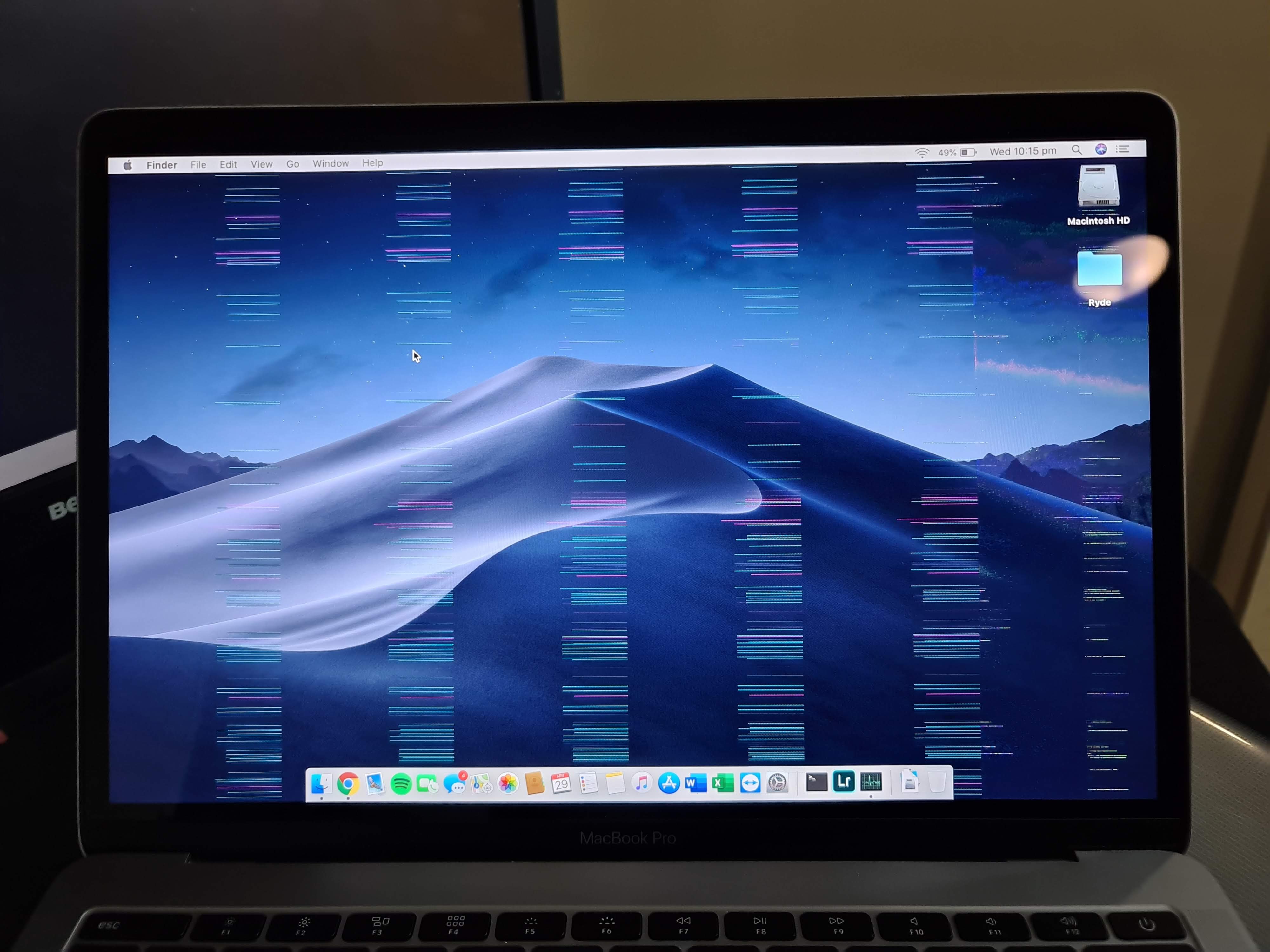 Flickering Horizontal Lines on MacBook Pr… Apple Community
