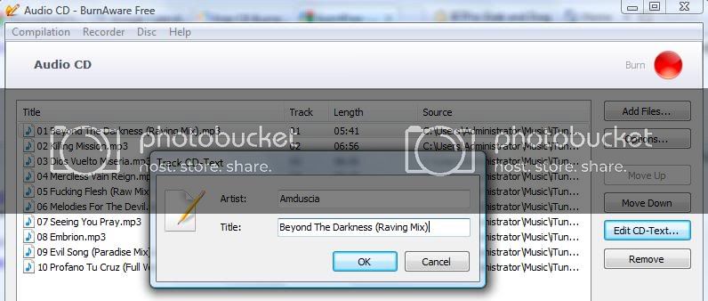 Add Track Information to .WAV Files?