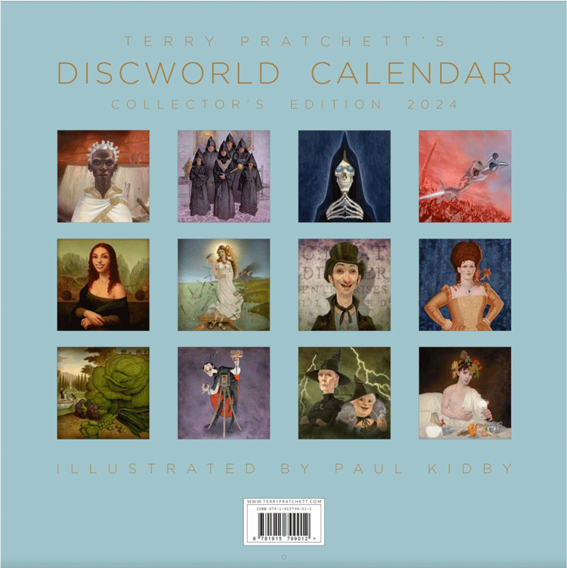 Terry Pratchett's Discworld Calendar 2024