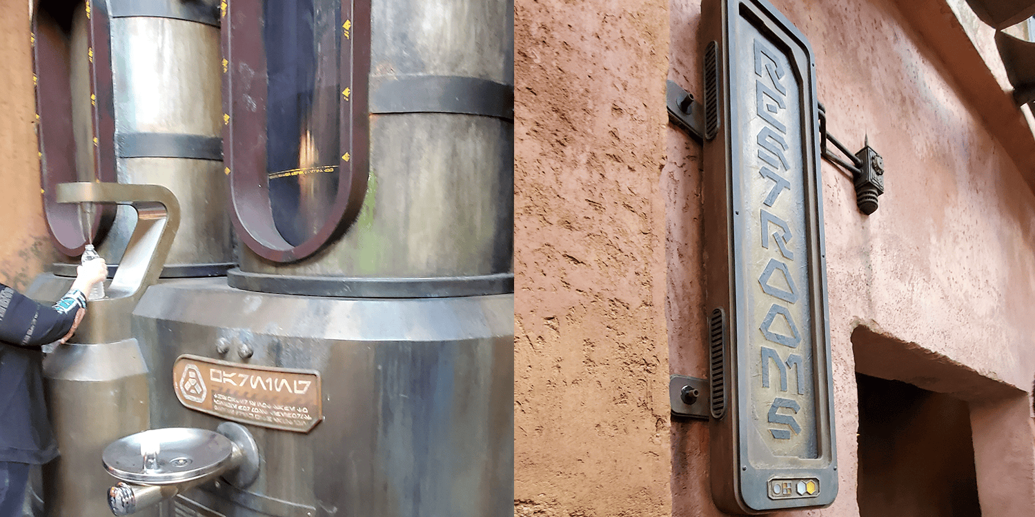 BATHROOM Galaxy’s Edge Market Hollywood Studios disDumps