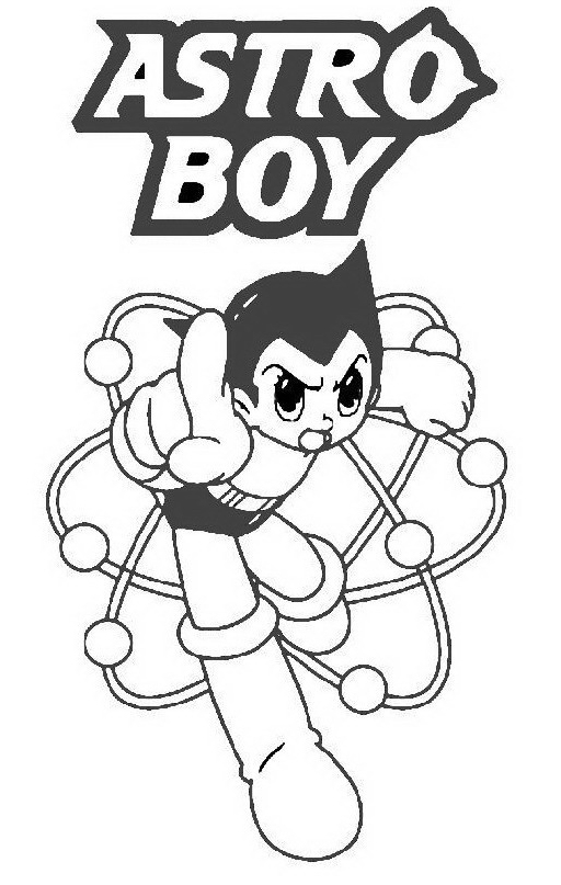 Astro Boy da stampare e colorare • Disegni da Colorare
