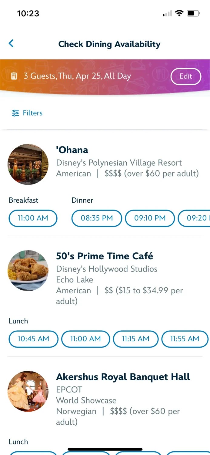 Booking Disney Dining Reservations Just Got Easier Diservations