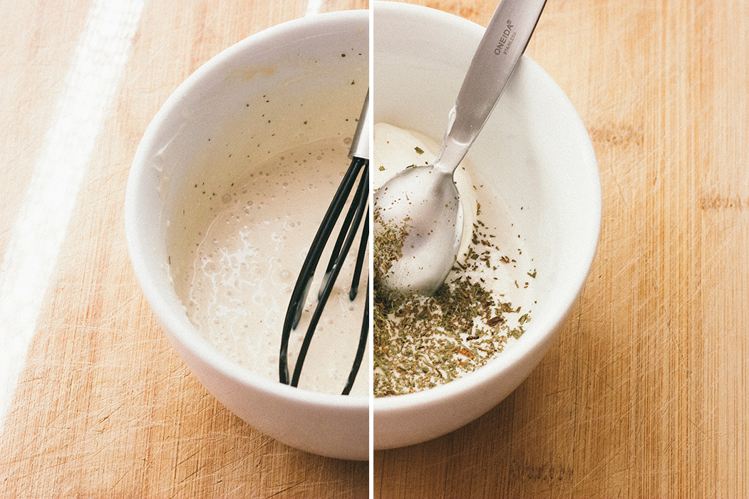 Tarragon cream salad dressing. disgustingly GOOD