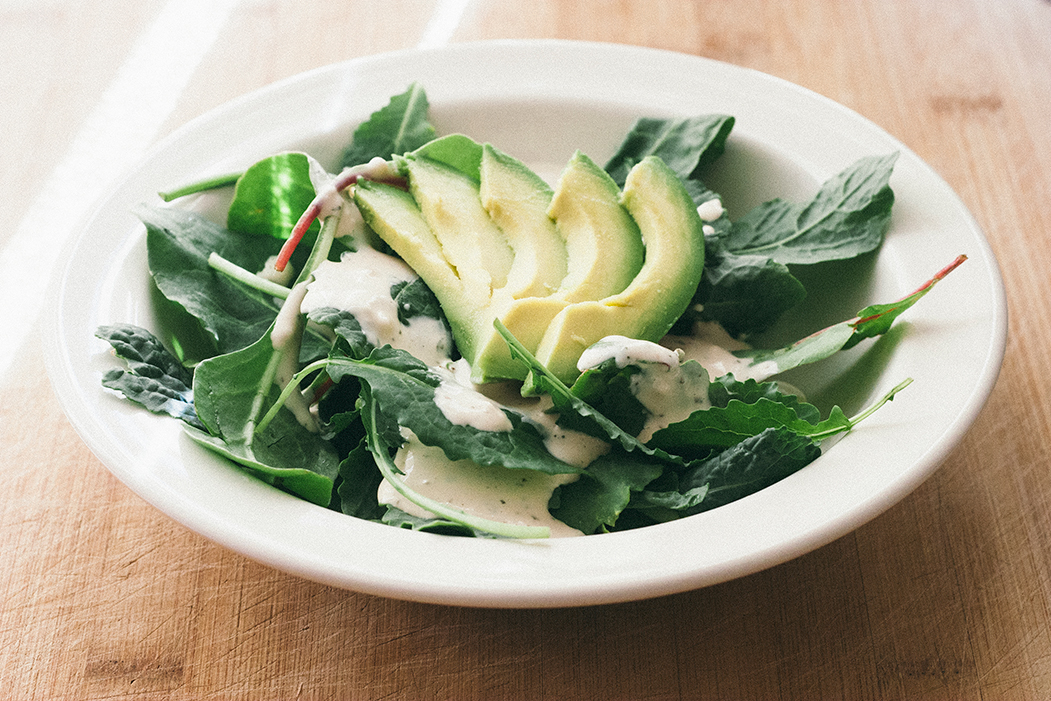 Tarragon cream salad dressing. disgustingly GOOD