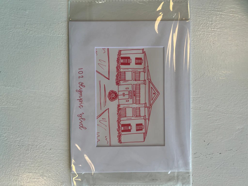 Greek House Print Dish and Lily Statesboro