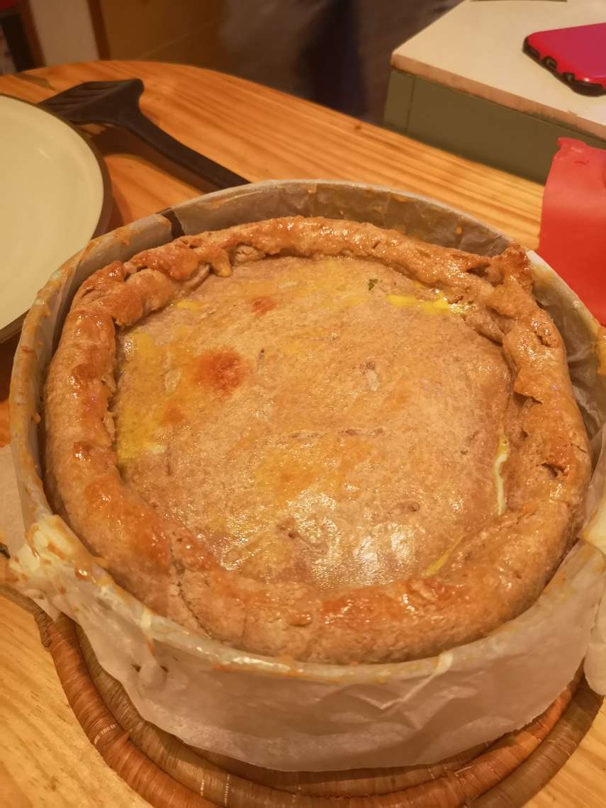 Wholemeal shortcrust fish pie