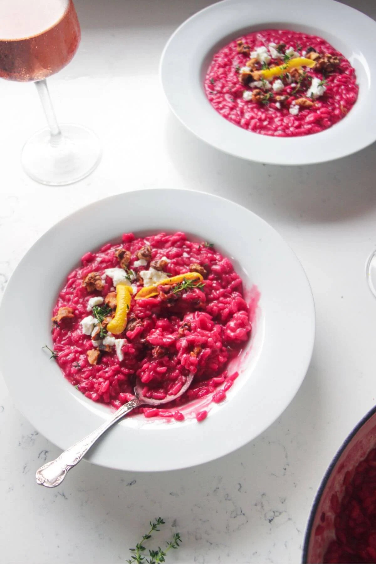 Easy Pink Beet Risotto Dished by Kate